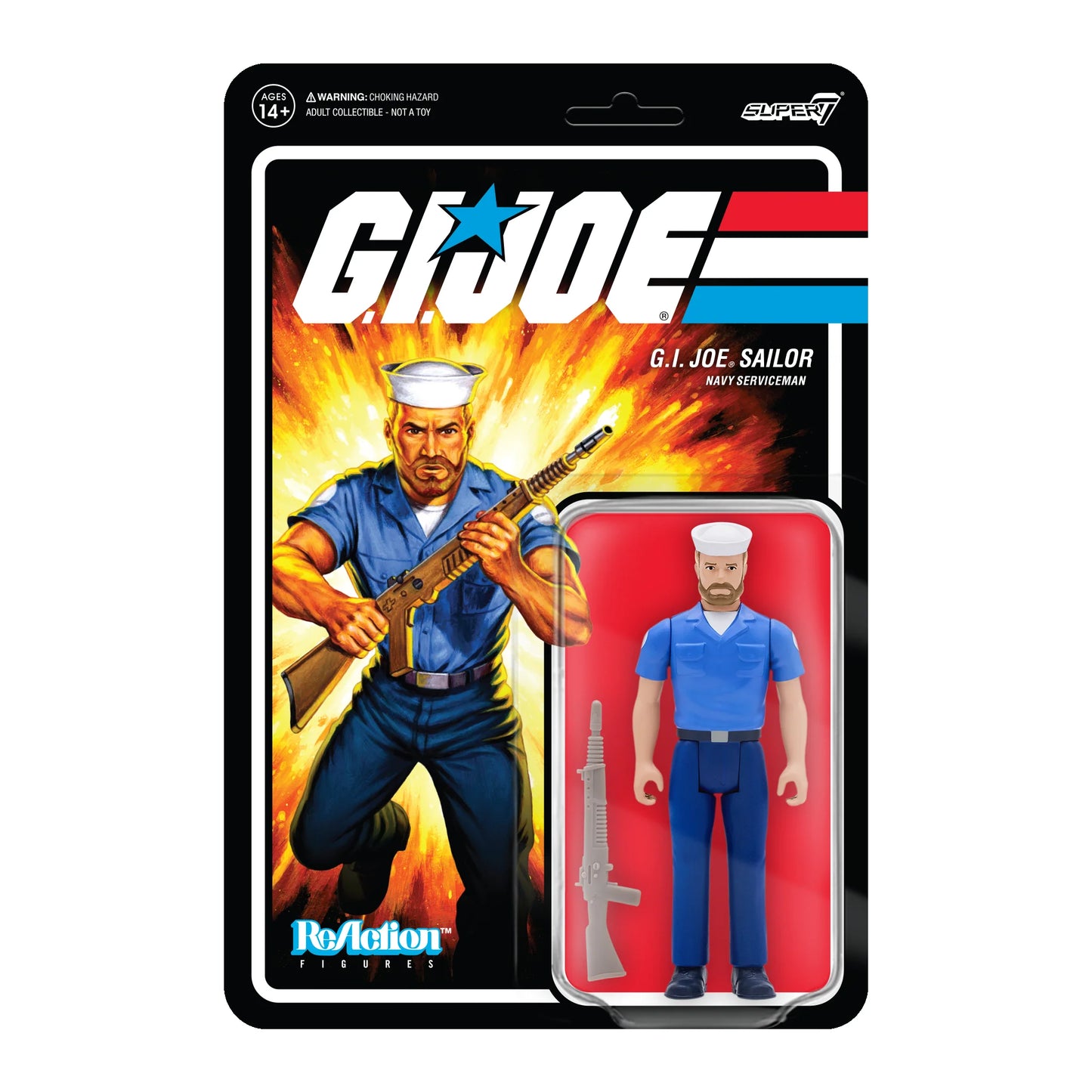 G. I. Joe ReAction - Blueshirt Beard (Pink)