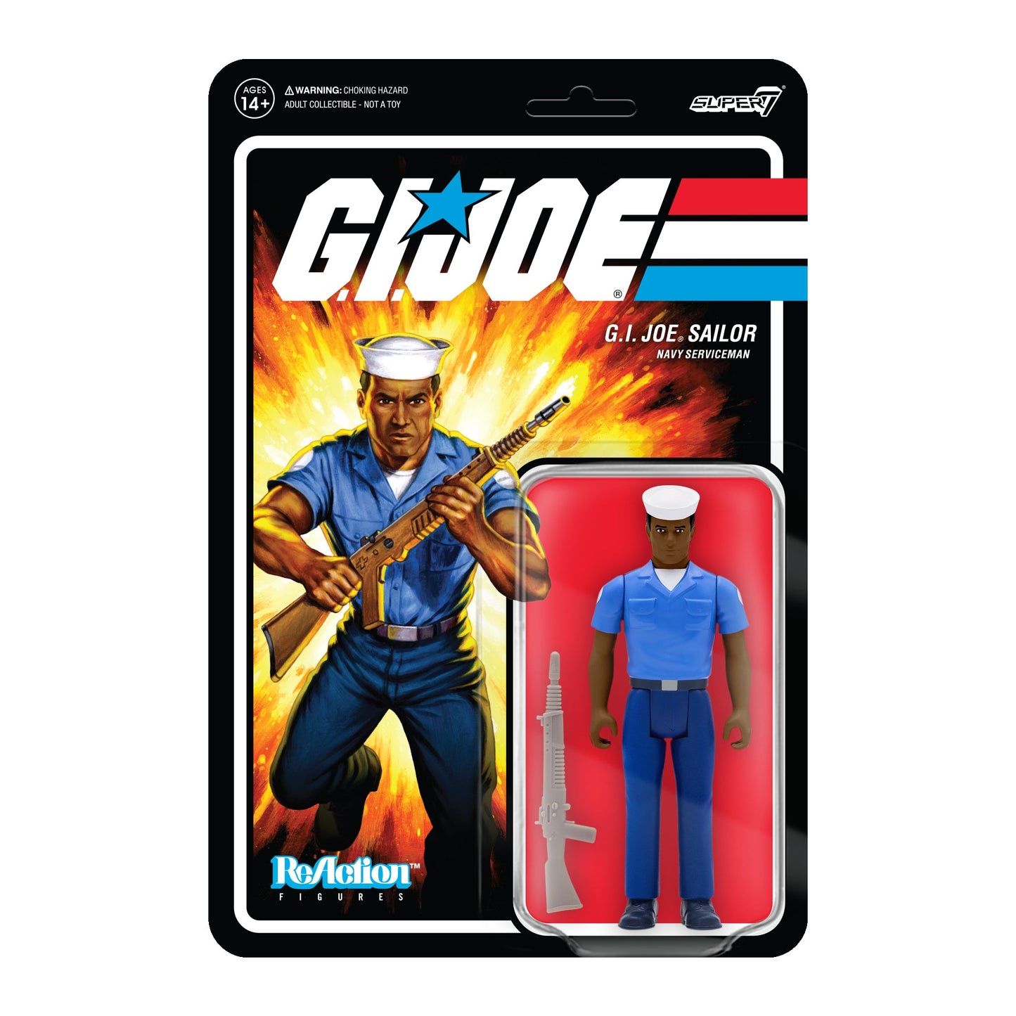 G. I. Joe ReAction - Blueshirt Clean-Shaven (Brown)
